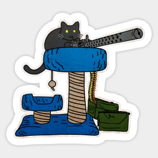 Cat Tower Defense Sticker